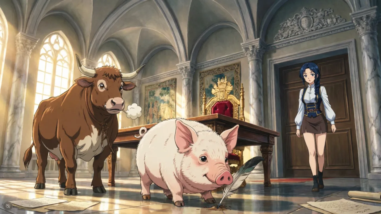 The same scene fully illustrated by Depict