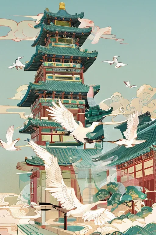 Chinese Illustration art style example