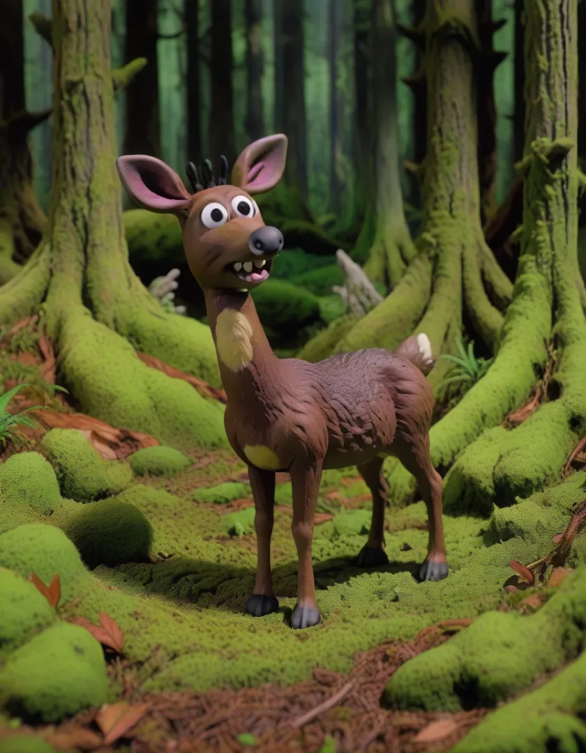 Claymation art style example
