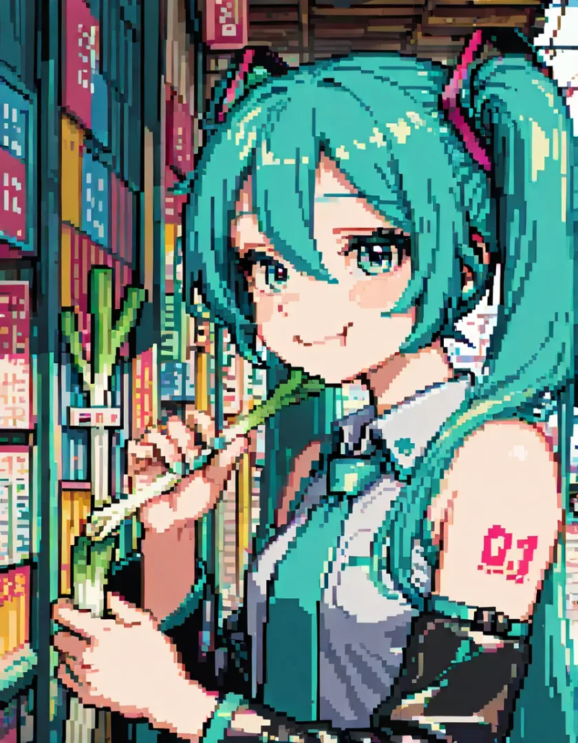 Pixel Mix art style example